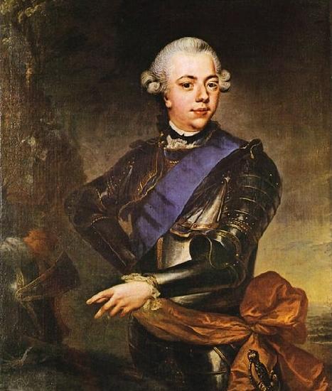 Johann Georg Ziesenis State Portrait of Prince William V of Orange oil painting image